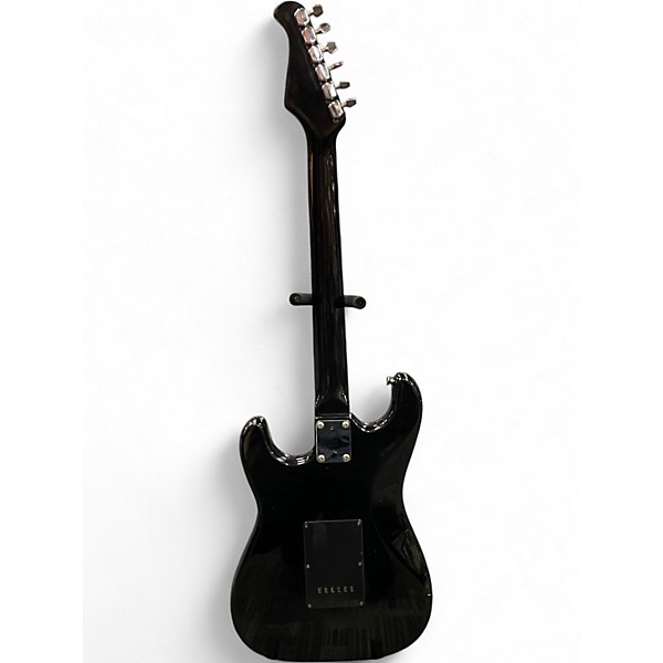 Used 1970s Des Lauriers S Style Black Solid Body Electric Guitar