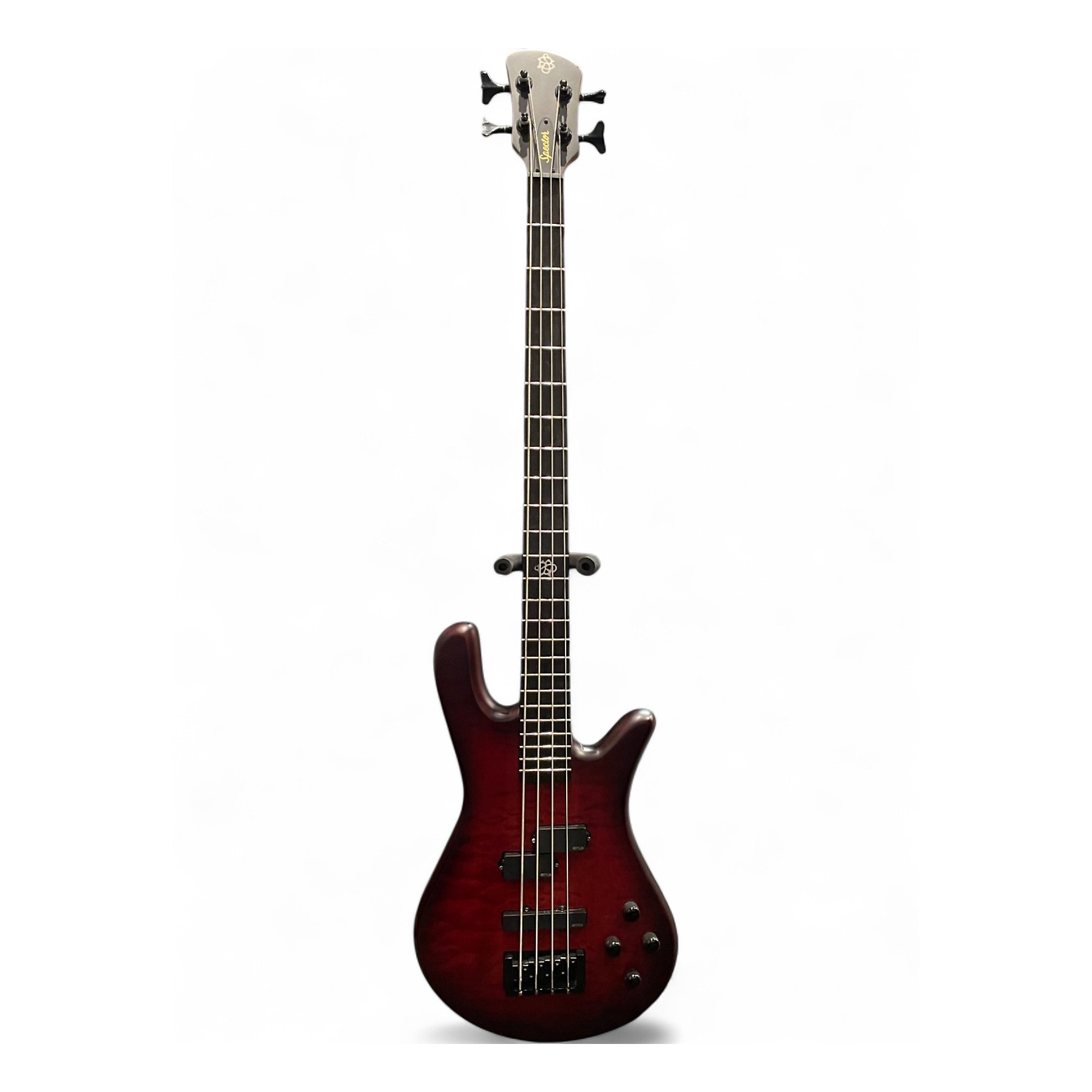 Used Spector NS Pulse II 4 Black Cherry Matte Electric Bass Guitar