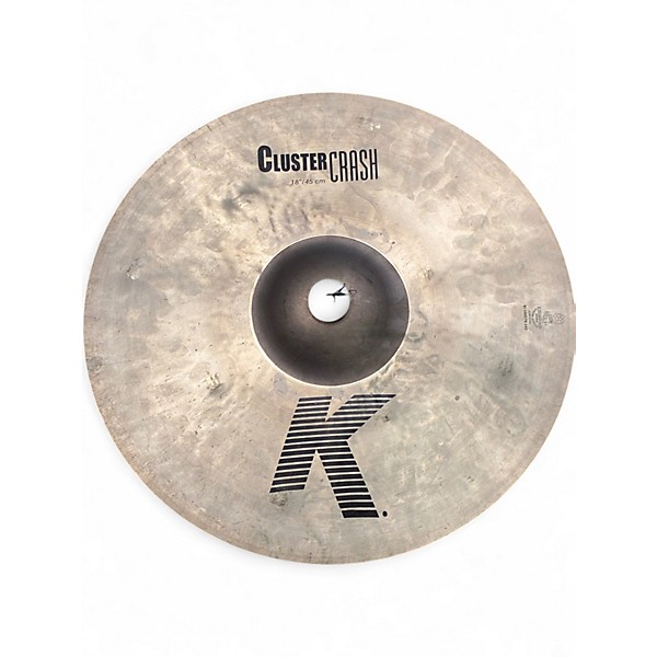 Used Zildjian 18in K Cluster Crash Cymbal