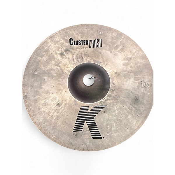 Used Zildjian 18in K Cluster Crash Cymbal