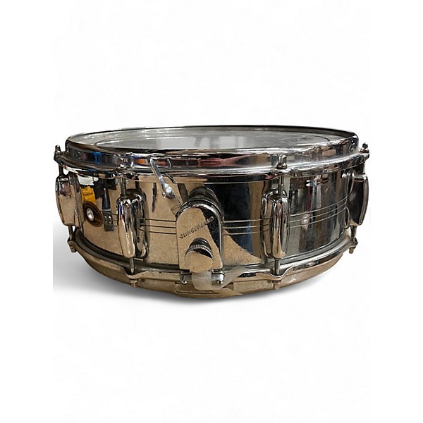 Vintage 1960s Slingerland 5.5X14 Gene Krupa SOUND KING aluminum Drum