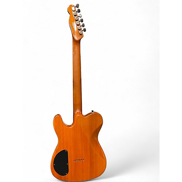 Used Fender Special Edition Custom Telecaster FMT HH Amber Solid Body Electric Guitar