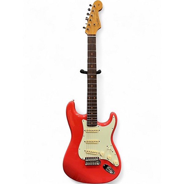 Used 2023 Fender American Vintage II 1961 Stratocaster Fiesta Red Solid Body Electric Guitar