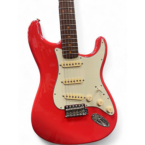 Used 2023 Fender American Vintage II 1961 Stratocaster Fiesta Red Solid Body Electric Guitar
