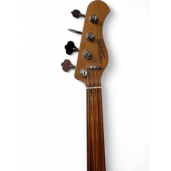 Used Sadowsky Guitars Metro Express Fretless PJ 4 Black Electric Bass Guitar