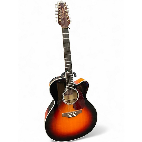 Used Takamine GJ72CE-12 2 Tone Sunburst 12 String Acoustic Electric Guitar