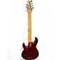 Used Ernie Ball Music Man Silhouette Bass RED Solid Body Electric Guitar
