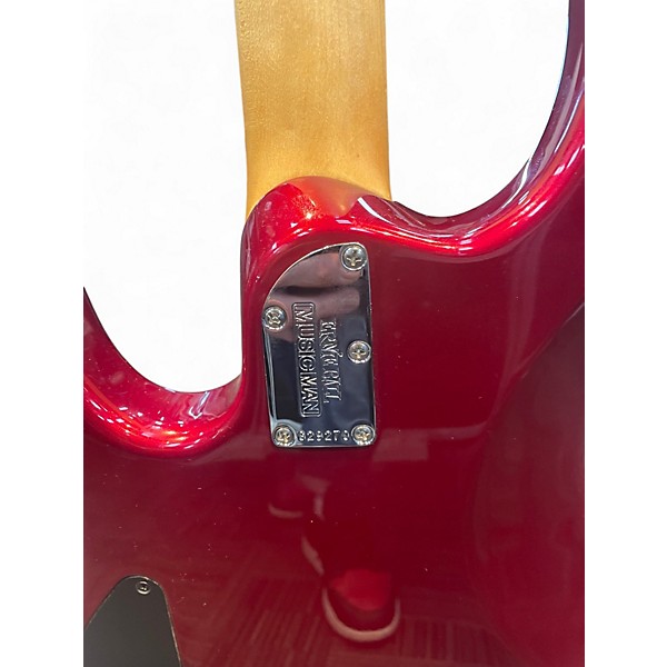 Used Ernie Ball Music Man Silhouette Bass RED Solid Body Electric Guitar