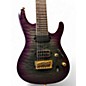 Used Ibanez S5527QFX Prestige Dark Purple DoomBurst Solid Body Electric Guitar