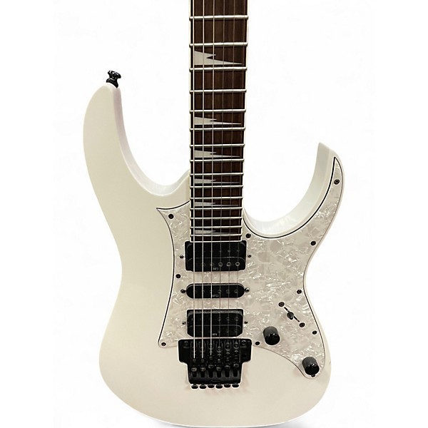 Used Ibanez RG350DX RG Series Alpine White Solid Body Electric Guitar