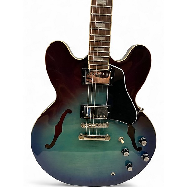 Used Epiphone ES335 Figured Blueberry Burst Hollow Body Electric Guitar