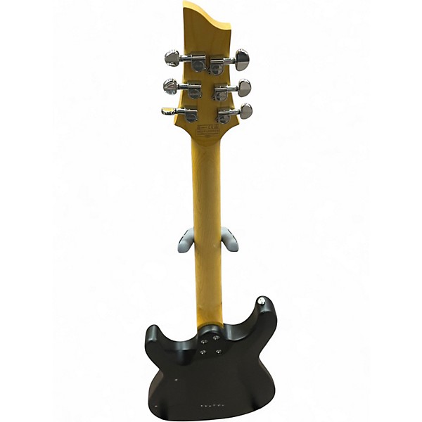 Used Schecter Guitar Research C-6 Black Solid Body Electric Guitar