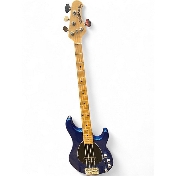 Used Ernie Ball Music Man Sterling 4 String Blue Pearl Electric Bass Guitar