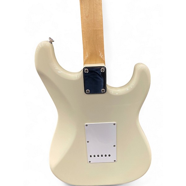 Vintage 1980s Squier 80'S MIJ SQUIER LEFTY STRATOCASTER OLYMPIC WHITE Olympic White Electric Guitar