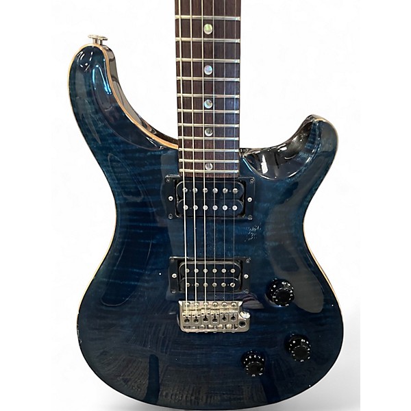 Vintage 1990s PRS Custom 24 BLUE FLAME  Solid Body Electric Guitar