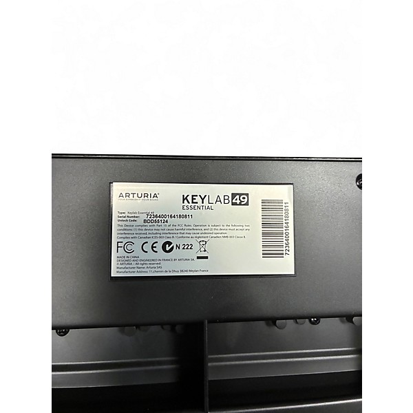 Used Arturia Keylab Essential 49 MIDI Controller