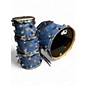 Used 2006 DW 4 Piece Collector's Series BLUE DIAMOND Drum Kit thumbnail