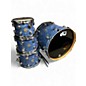 Used 2006 DW 4 Piece Collector's Series BLUE DIAMOND Drum Kit
