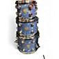 Used 2006 DW 4 Piece Collector's Series BLUE DIAMOND Drum Kit