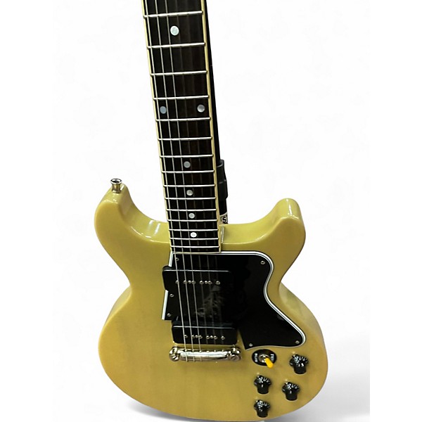 Used Epiphone Inspired By Gibson 1960 Les Paul Jr Double Cut TV Yellow Solid Body Electric Guitar