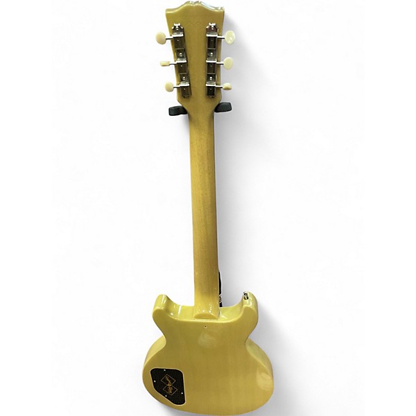 Used Epiphone Inspired By Gibson 1960 Les Paul Jr Double Cut TV Yellow Solid Body Electric Guitar