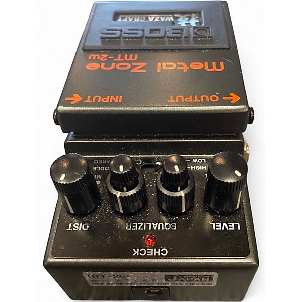 Used BOSS MT2W Metal Zone Waza Craft Effect Pedal