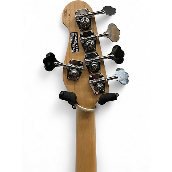 Used Yamaha bb235 Black and White Electric Bass Guitar