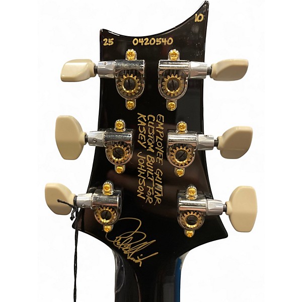 Used PRS Custom 22 Semi Hollow Body 10 Top BLACK QUILT Hollow Body Electric Guitar