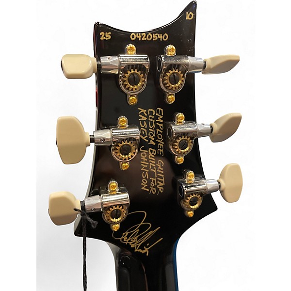 Used PRS Custom 22 Semi Hollow Body 10 Top BLACK QUILT Hollow Body Electric Guitar