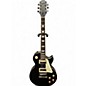 Used 2022 Epiphone Les Paul Classic Black Solid Body Electric Guitar thumbnail