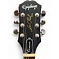 Used 2022 Epiphone Les Paul Classic Black Solid Body Electric Guitar