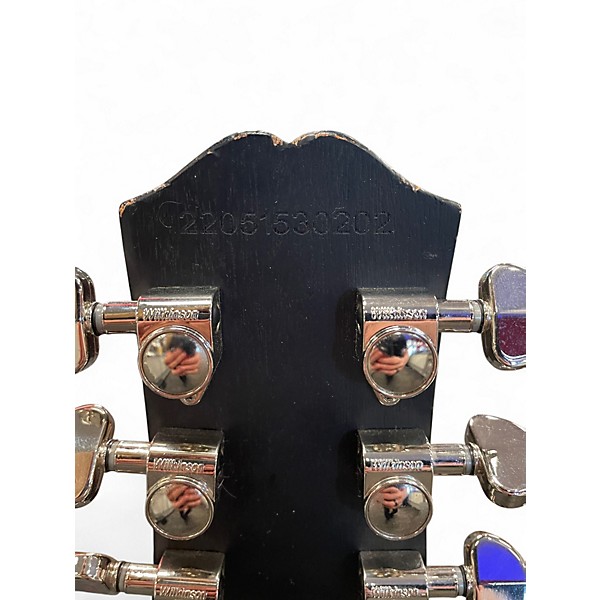 Used 2022 Epiphone Les Paul Classic Black Solid Body Electric Guitar