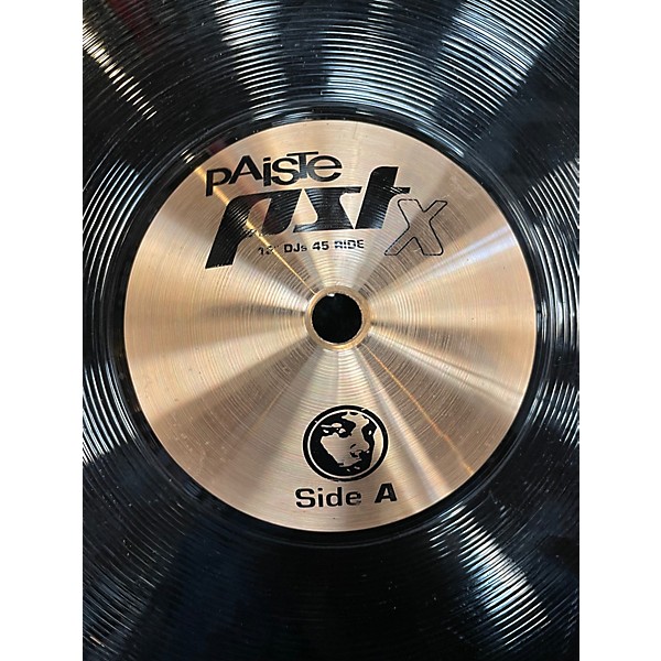 Used Paiste 12in PSTX DJs 45 Ride Cymbal