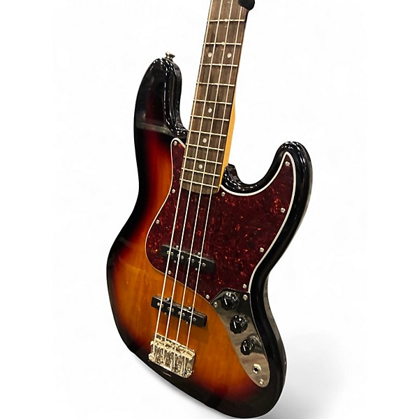 Used Squier Classic Vibe 1960S Jazz Bass 3 Tone Sunburst Electric Bass Guitar
