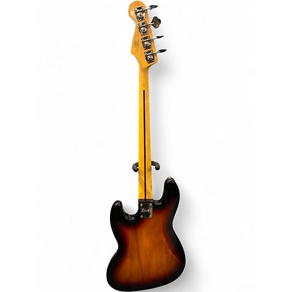 Used Squier Classic Vibe 1960S Jazz Bass 3 Tone Sunburst Electric Bass Guitar