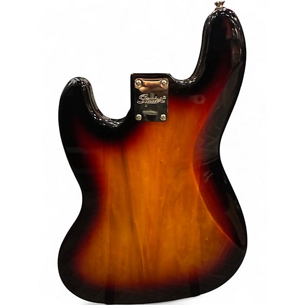 Used Squier Classic Vibe 1960S Jazz Bass 3 Tone Sunburst Electric Bass Guitar