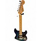 Used Fender Deluxe Triple Play Stratocaster HSS Blue Burst Solid Body Electric Guitar thumbnail