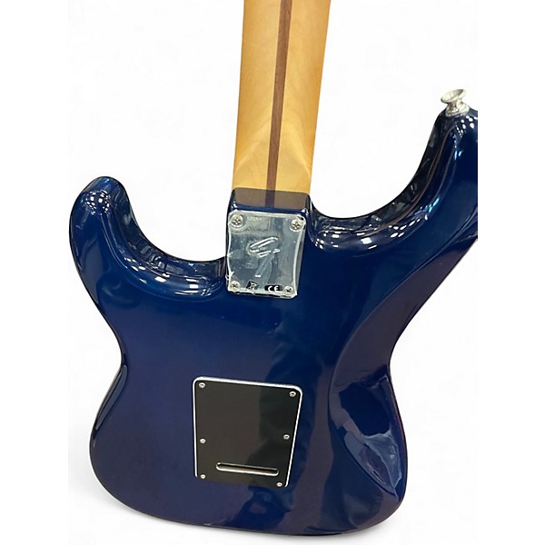 Used Fender Deluxe Triple Play Stratocaster HSS Blue Burst Solid Body Electric Guitar