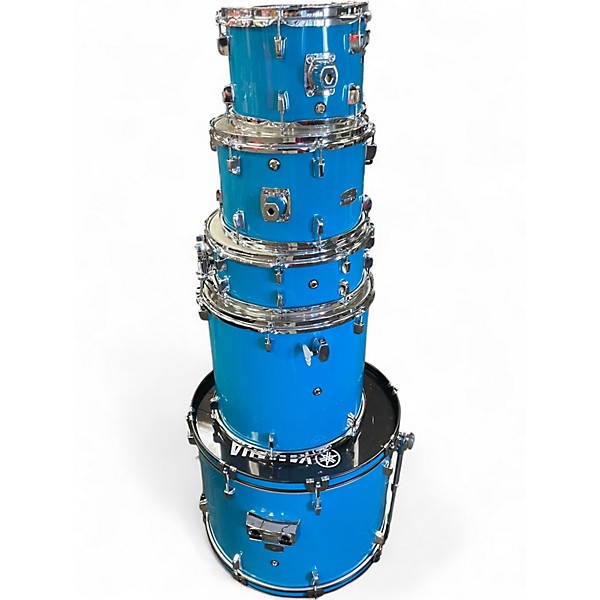 Used Yamaha 5 Piece Rydeen Sky Blue Drum Kit