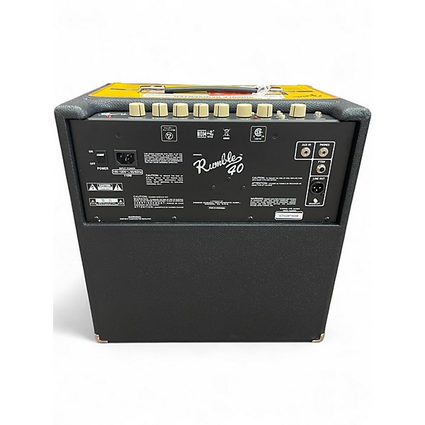 Used Fender RUMBLE 40 (V3) Bass Combo Amp