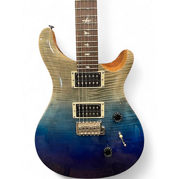 Used PRS SE Custom 24 Ocean Blue Burst Solid Body Electric Guitar