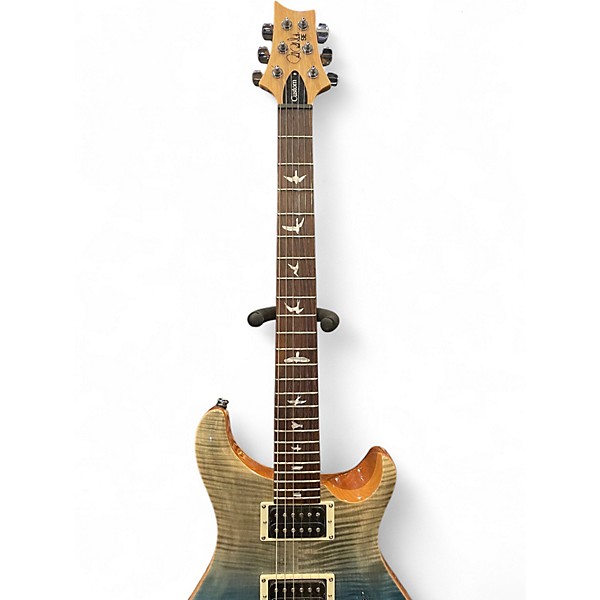Used PRS SE Custom 24 Ocean Blue Burst Solid Body Electric Guitar
