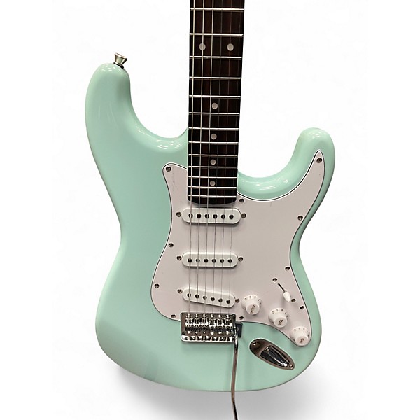 Used Aria Pro II STG-series Light Blue Solid Body Electric Guitar