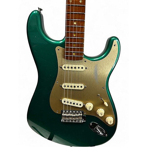 Used Fender CUSTOM SHOP LTD 58 SPECIAL STRATOCASTER journeyman FADED BRITISH RACING GREEN Solid Body Electric Guitar