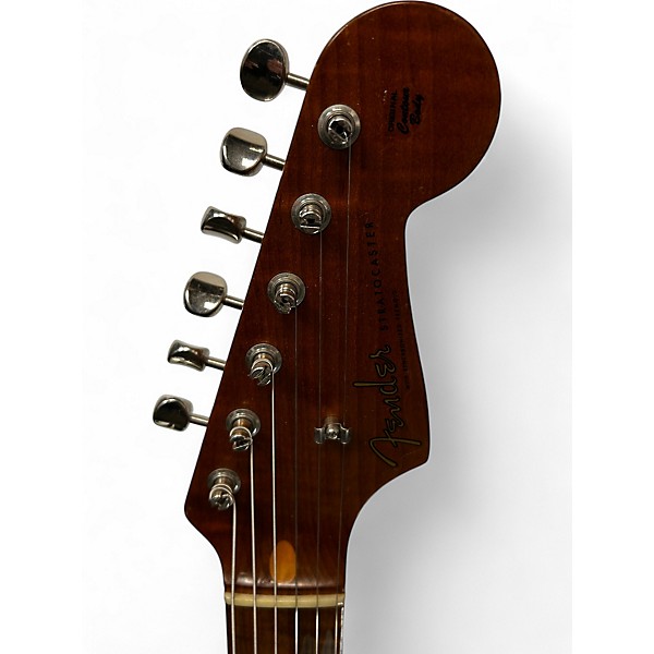 Used Fender CUSTOM SHOP LTD 58 SPECIAL STRATOCASTER journeyman FADED BRITISH RACING GREEN Solid Body Electric Guitar