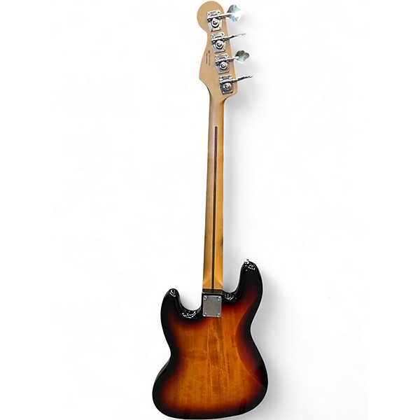 Used Fender MIM JAZZ BASS STANDARD 2 Color Sunburst Electric Bass Guitar