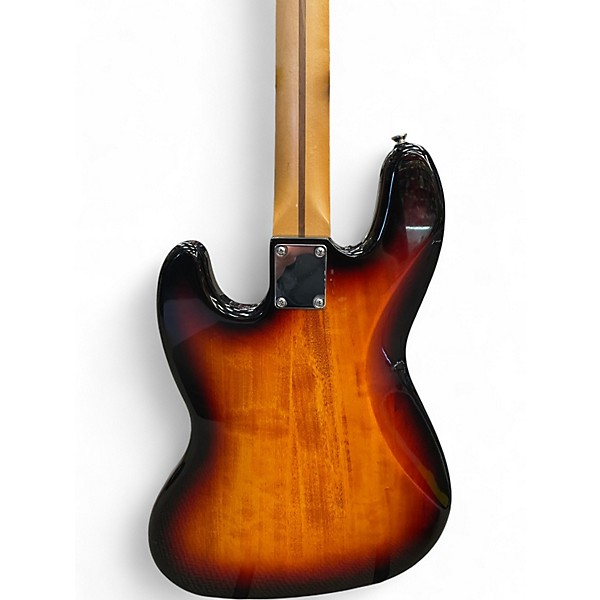 Used Fender MIM JAZZ BASS STANDARD 2 Color Sunburst Electric Bass Guitar