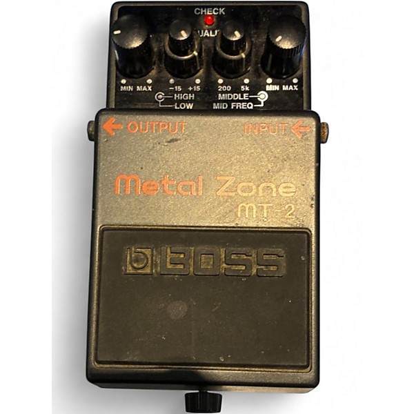Used BOSS MT2 Metal Zone Distortion Effect Pedal