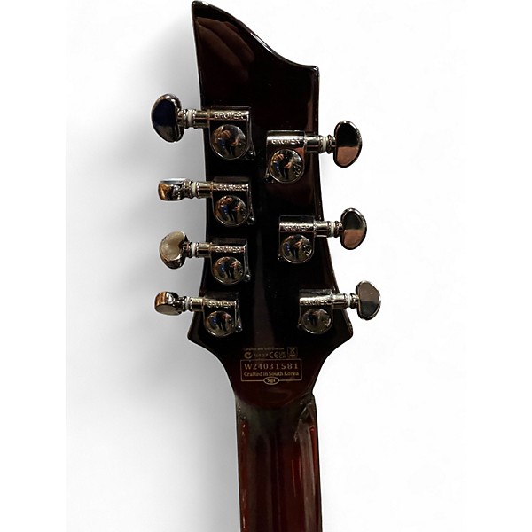 Used Schecter Guitar Research Hellraiser C7 Floyd Rose Sustaniac Black Cherry Solid Body Electric Guitar
