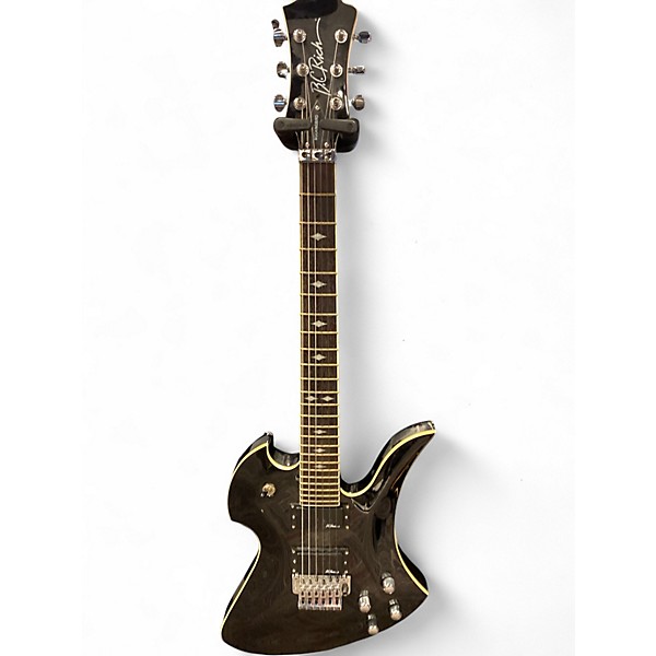 Used B.C. Rich Pro X Mockingbird Black Solid Body Electric Guitar